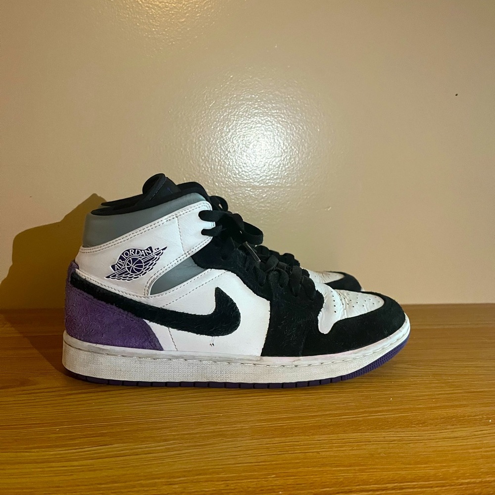 Nike Air Jordan 1 grey/black/purple